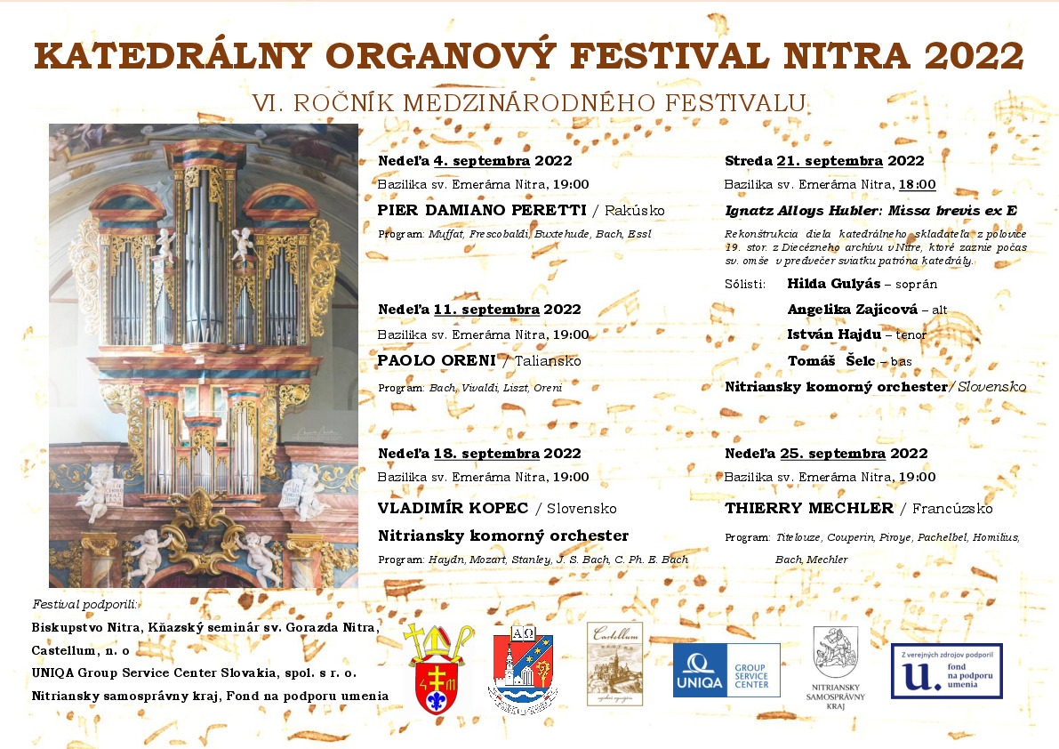 Katedrálny organový festival 2022